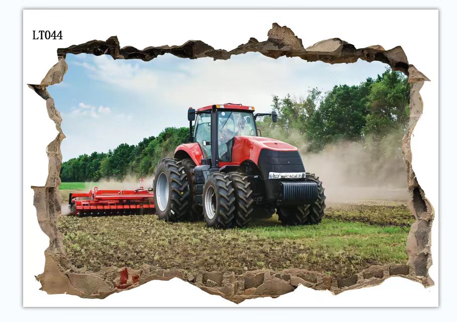 3D 超大型頑丈農業機械ウォールステッカーショベルトラクター - Agriculture Farm House のレビューと価格