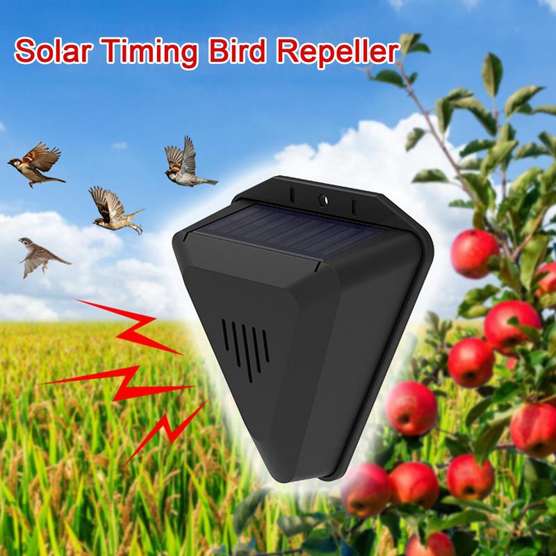 新しいソーラータイマー鳥よけ器 13 サウンド防水鳥よけ警報 - Solar Bird Scarer のレビューと価格