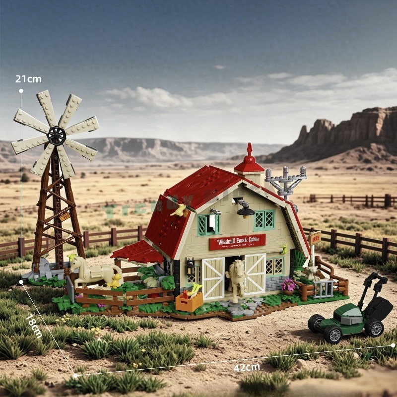 1359ピース ウェスタン風車牧場キャビンストリートビュービ - Agriculture Farm House のレビューと価格